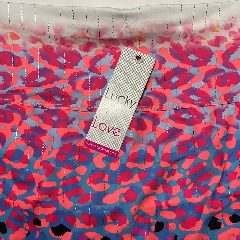 Lucky in Love Lucky Leopard Golf Skort Multi NWT - Picture 5 of 9